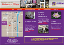 Tablet Screenshot of chhayahotel.com